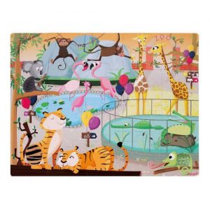 Haptic Puzzle At The Zoo 20 Pieces Children'S Jigsaw Puzzle