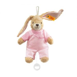 Hoppel Rabbit Music Box, Pink