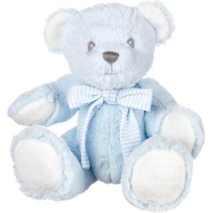 Hug-A-Boo Blue Bear With Rattle