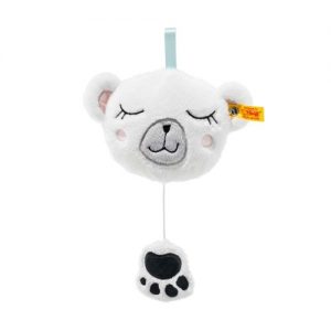 Iggy Polar Bear Music Box, White/Multicoloured