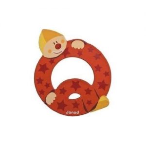Q Clown Alphabet Individual Letter