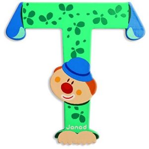T Clown Alphabet Individual Letter