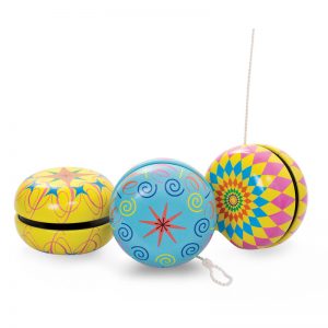 Patterned Tin Yoyo