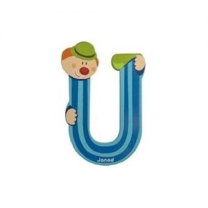U Clown Alphabet Individual Letter
