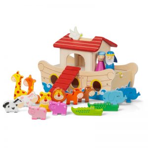 Wooden Noah'S Ark Playset