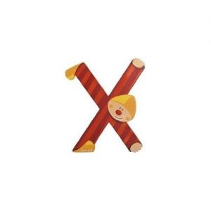 X Clown Alphabet Individual Letter