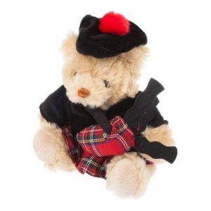 15cm Scottish Piper Bear