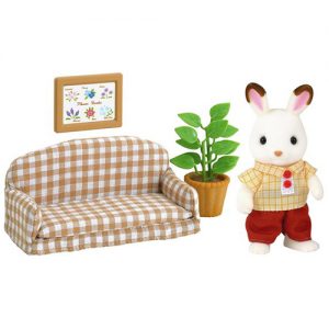 Sylvanian Families Chocolate Rabbit Father Set