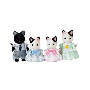 Sylvanian Families Tuxedo Cat Family