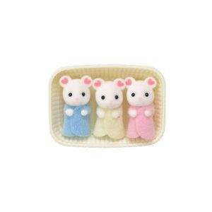 Sylvanian Families Marshmallow Mouse Triplets
