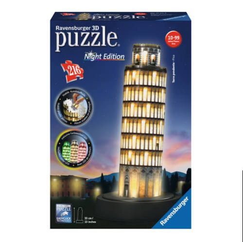 Leaning Tower of Pisa Night Edition 3D Puzzle