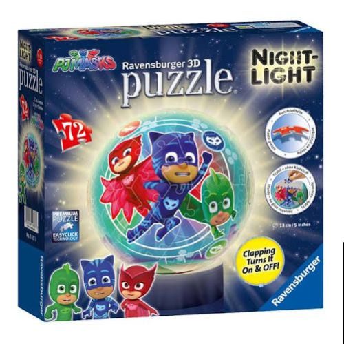 PJ Masks 3D Puzzle, 72pc Night Light | Toys | Toy Street UK