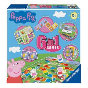 Peppa Pig 6 in 1 Games Box