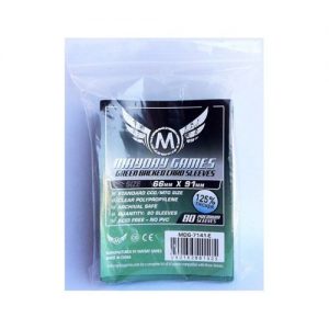 Mayday Premium 80 Green Card Sleeves 63.5 x 88mm