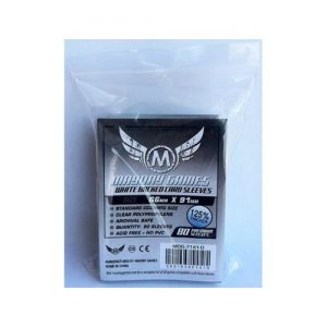 Mayday Premium 80 White Card Sleeves 66 x 91mm