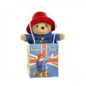 Classic Paddington Bear in Union Jack Bag
