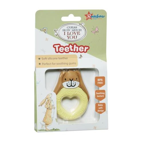 Guess How Much I Love You Nutbrown Hare Baby Teether Silicone Toy FAST DISPATCH! 