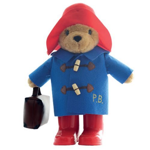 Large Classic Paddington Bear with Boots and Suitcase