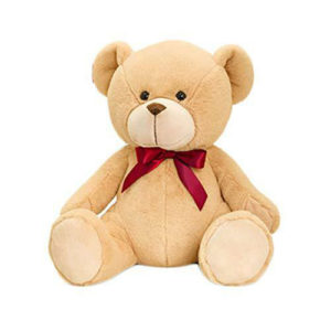 35cm Barney Bear with Ribbon Brown