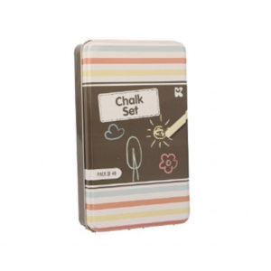 Chalk Set in Tin