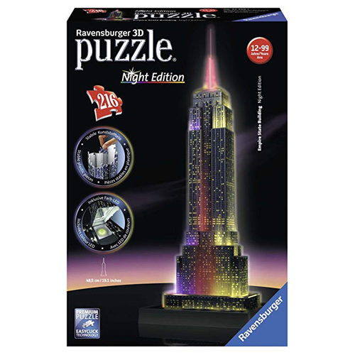 Empire State Building Night Edition 3D Puzzle