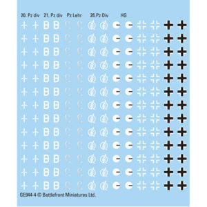 Heer Panzer Decals (Mid & Late)