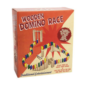 Wooden Domino Race
