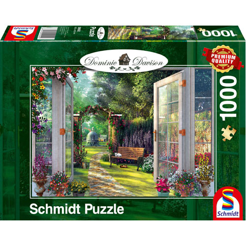 Dominic Davison- View Of The Enchanted Garden - 1000 Piece Puzzle Dominic Davison- View Of The Enchanted Garden - 1000 Piece Puzzle