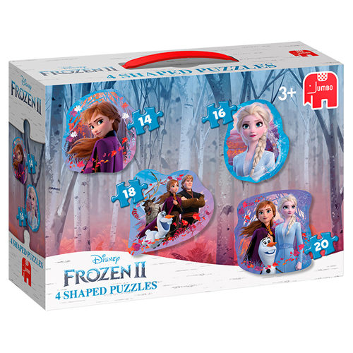 Frozen 2 - 4in1 Shaped Puzzle