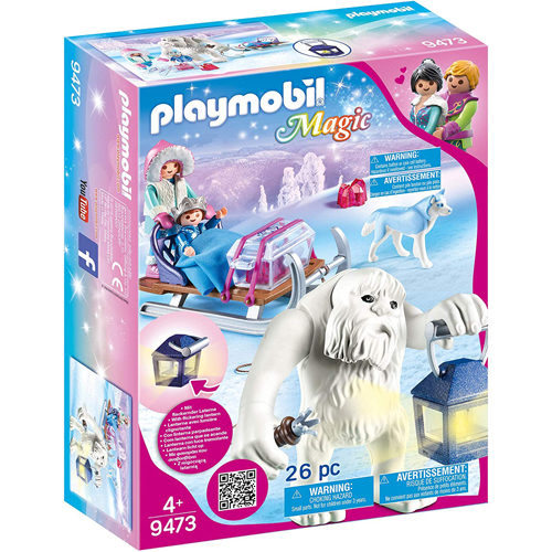 Playmobil 9473 Magic Yeti With Sleigh With Luminous Lantern