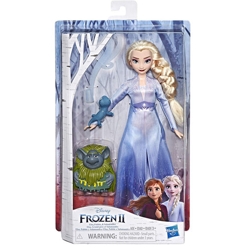 Frozen 2 Elsa Pabbie Salamander Fashion Doll