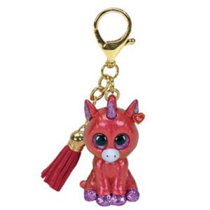 Sunset Unicorn Mini Boo Clip