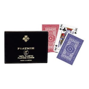 100% Plastic Cards Double Deck