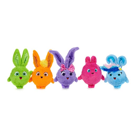 NEW OFFICIAL POSH PAWS SET OF 5 BOXED SUNNY BUNNIES SOFT PLUSH TOY