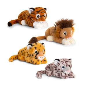 25cm Keeleco Wild Cats 4  - Assorted (One Supplied)