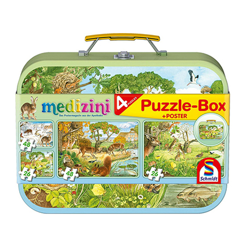 *A Grade* Four Seasons Four Jigsaws In A Keepsake Tin (2X26Pc/2X48Pc) *A Grade* Four Seasons Four Jigsaws In A Keepsake Tin (2X26Pc/2X48Pc)