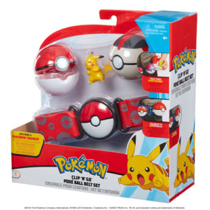 *A Grade* Pokemon Clip N Go Ball Belt Set
