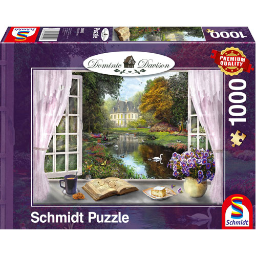 *B Grade* Dominic Davison- View Of The Castle Gardens - 1000 Piece Puzzle *B Grade* Dominic Davison- View Of The Castle Gardens - 1000 Piece Puzzle