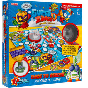 SuperZings Race to Rescue Pressmatic Game