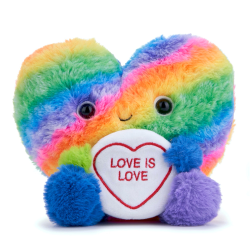 Love Hearts 18cm (7”) Rainbow Heart