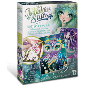 Nebulous Stars Glitter & Foil Art
