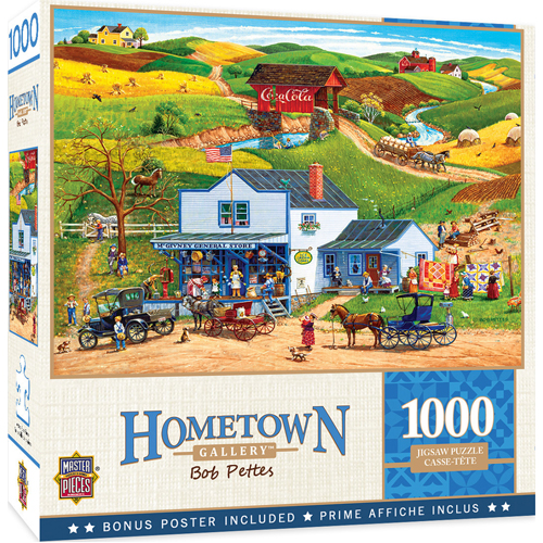 Masterpieces Puzzle: Hometown Gallery McGiveny's Country Store Puzzle - 1000 pieces Masterpieces Puzzle: Hometown Gallery McGiveny's Country Store Puzzle - 1000 pieces
