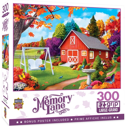 Masterpieces Puzzle: Memory Lane Harvest BreEZe EZ-Grip Puzzle - 300