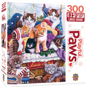 Masterpieces Puzzle: Playful Paws Loads of Fun EZ-Grip Puzzle - 300 pieces