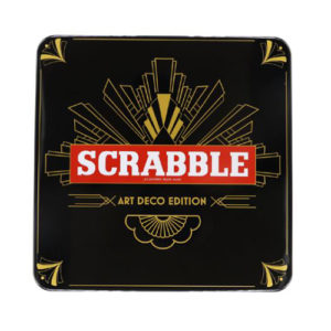 *A Grade* Scrabble Art Deco Tin