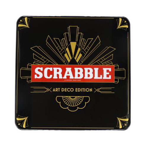 *A Grade* Scrabble Art Deco Tin *A Grade* Scrabble Art Deco Tin