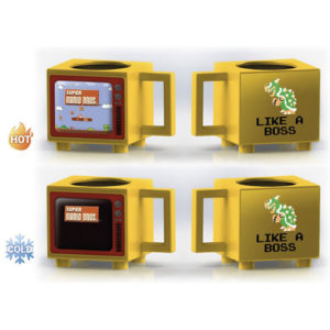 Super Mario Bros Retro TV Heat Changing Mug