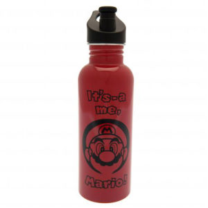 Super Mario It's a Me Mario Metal Drinks Bottle