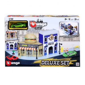 1:43 Street Fire Bburago City Deluxe (Car Included)