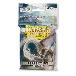 *A Grade* Dragon Shield Perfect Fit Toploaders - Clear/Clear (100 ct. in bag)
